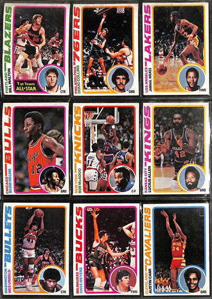 1978-1979 Topps Basketball Complete Set (All 132 Cards)