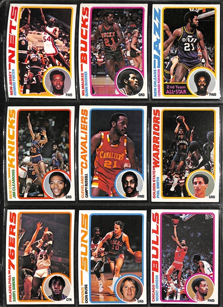 1978-1979 Topps Basketball Complete Set (All 132 Cards)