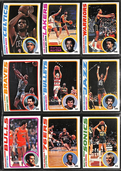 1978-1979 Topps Basketball Complete Set (All 132 Cards)