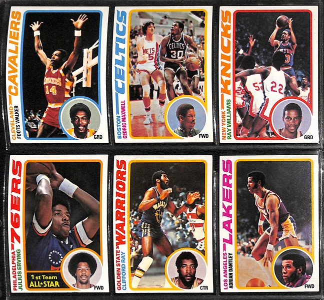 1978-1979 Topps Basketball Complete Set (All 132 Cards)