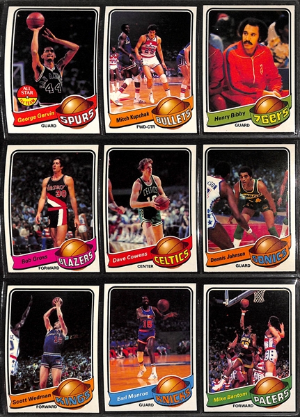 1979-1980 Topps Basketball Complete Set (All 132 Cards)
