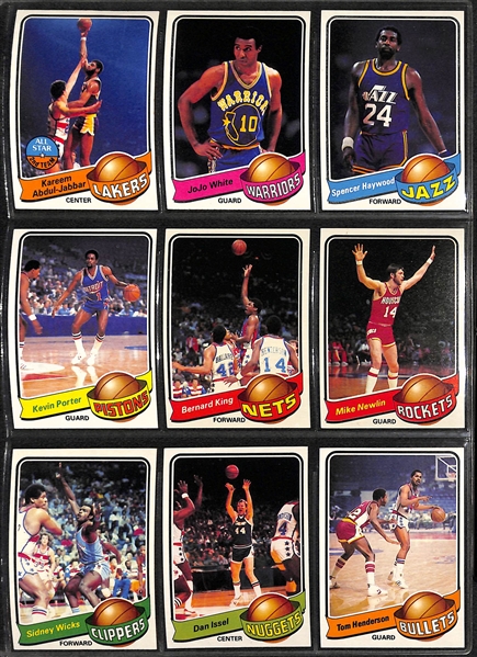 1979-1980 Topps Basketball Complete Set (All 132 Cards)