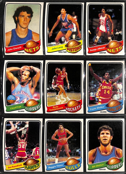 1979-1980 Topps Basketball Complete Set (All 132 Cards)