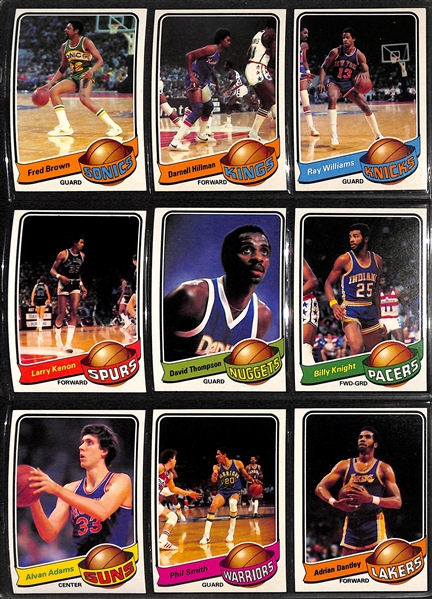 1979-1980 Topps Basketball Complete Set (All 132 Cards)