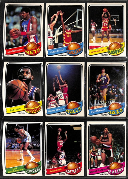 1979-1980 Topps Basketball Complete Set (All 132 Cards)