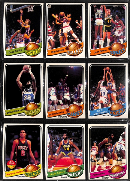 1979-1980 Topps Basketball Complete Set (All 132 Cards)