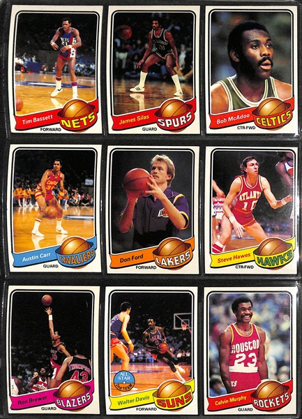 1979-1980 Topps Basketball Complete Set (All 132 Cards)