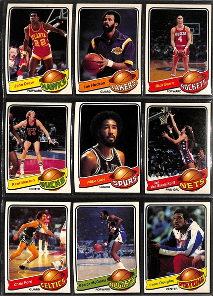 1979-1980 Topps Basketball Complete Set (All 132 Cards)