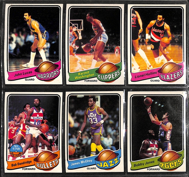 1979-1980 Topps Basketball Complete Set (All 132 Cards)