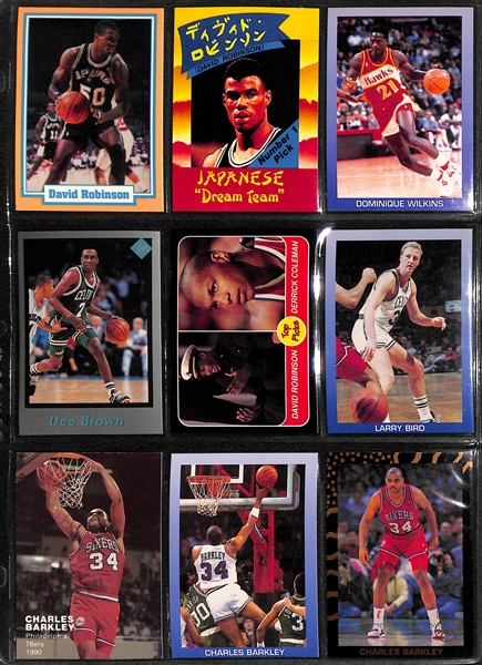Over 130 Basketball Cards 1980s-90s w. (30) 1983 Star Cards & (31) Staring Lineup Cards (Dr J., Bird, Magic, Wilt, +)