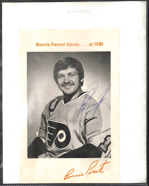 2 Hockey Binders - (1) w. Mostly 1970s Cards (1976 Partial Set w. Trottier RC) and (1) Philadelphia Flyers Collection (70+ Cards, 10 Autographs, +)