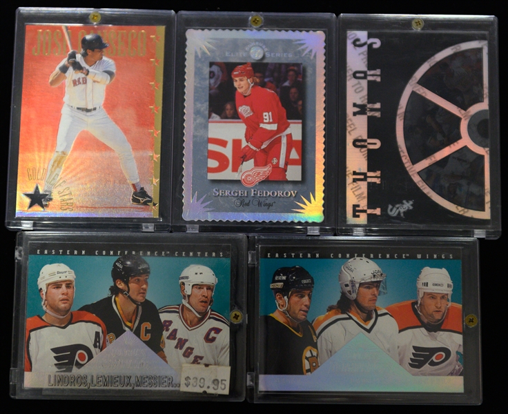 Sports Card & Michael Jordan Lot w/ UD Michael Jordan Rare Air Sealed Set, Jordan Jumbo Cards, + 