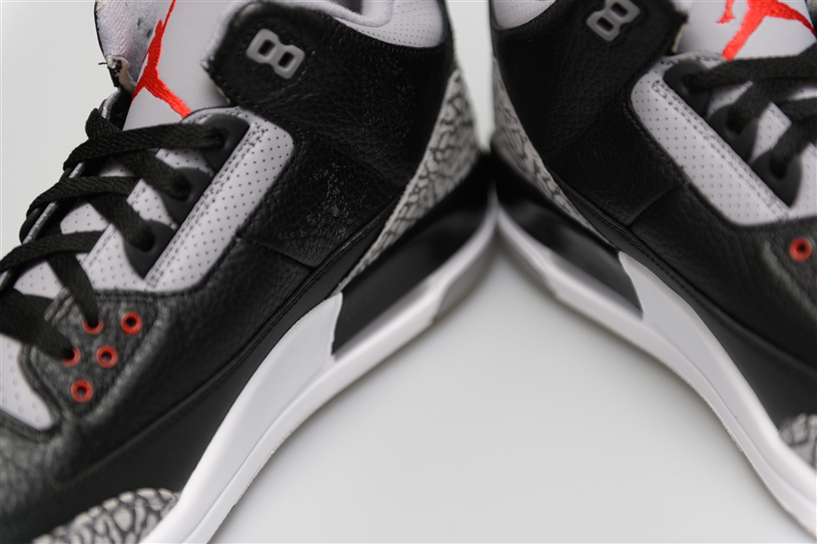 2018 Nike Air Jordan 3 Retro OG Black Cement - Size 13 (Jordan's Actual Size)