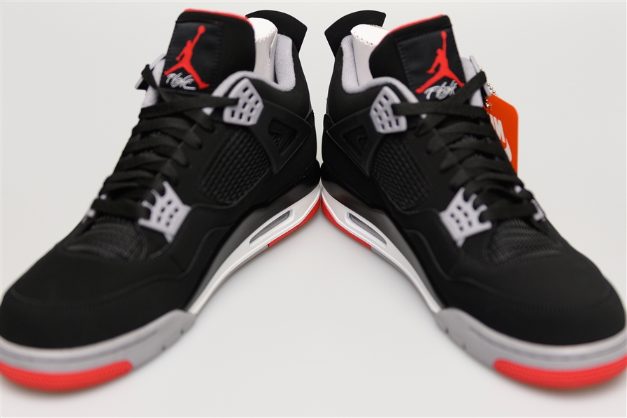 2018 Nike Air Jordan 4 Retro Black Cement Bred - Size 13 (Jordan's Actual Size)