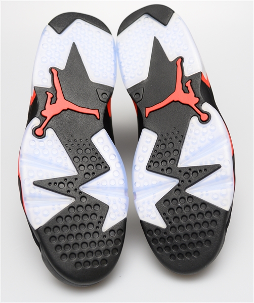 2018 Nike Air Jordan 6 Retro Black Infrared - Size 13 (Jordan's Actual Size)