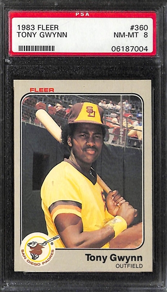 Rookie Lot - 1992 Bowman Mariano Rivera SGC 9, 1983 Fleer Tony Gwynn PSA 8, 2011 Bowman's Best Prospects Bryce Harper BGS 9.5
