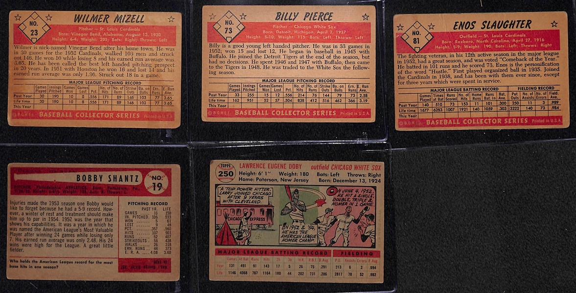 Lot of (150+) Different 1953-1956 Bowman & Topps Baseball Cards