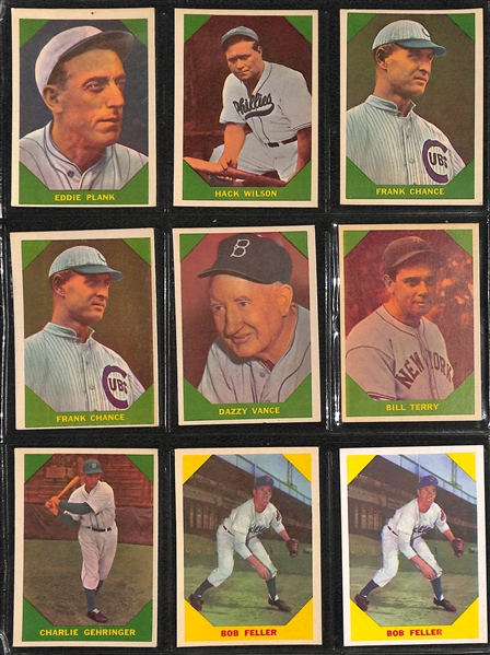 Lot of (80+) 1959-61 Fleer Baseball Cards w. 31- 1959 Ted Williams Cards