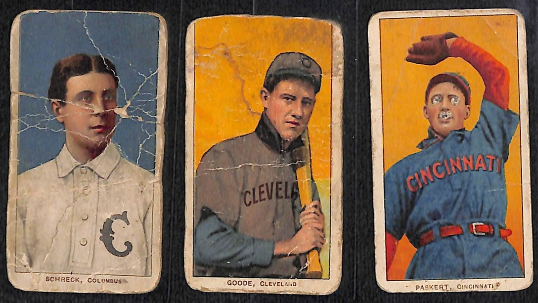 Lot of (15) 1909-11 T206 cards w/ Piedmont, Sweet Caporal and Polar Bear Backs