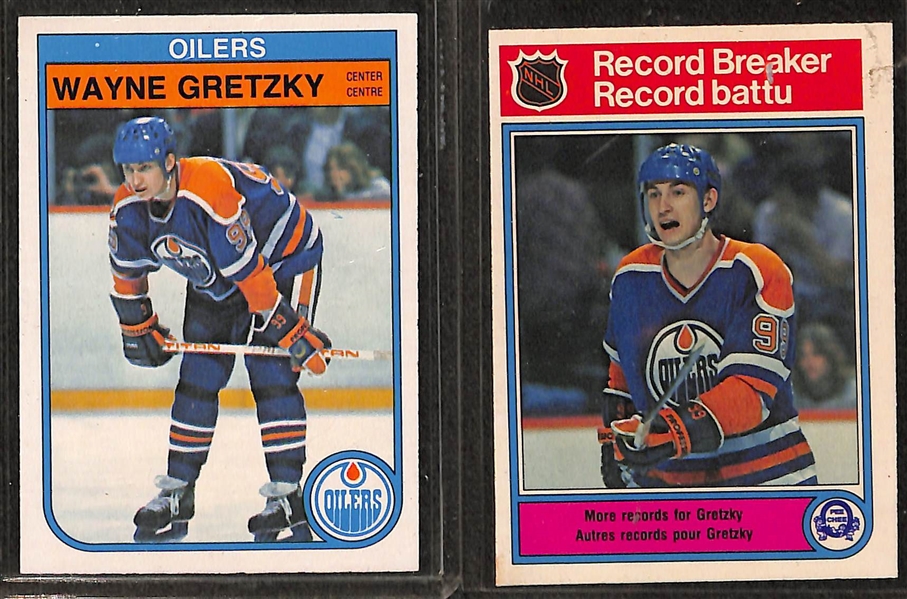 1982-83 O-Pee-Chee Near Complete Hockey Set - Missing 3 Common Cards