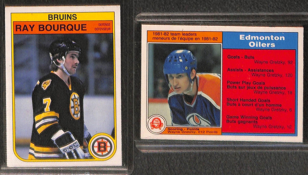 1982-83 O-Pee-Chee Near Complete Hockey Set - Missing 3 Common Cards