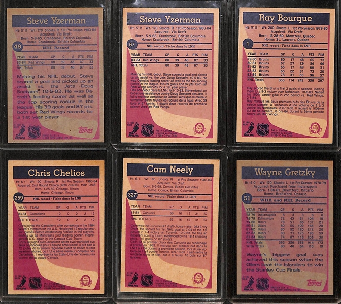 Lot of (2) 1984-85 Hockey Near Complete Sets - O-Pee-Chee & Topps - Missing 4 Total Common Cards