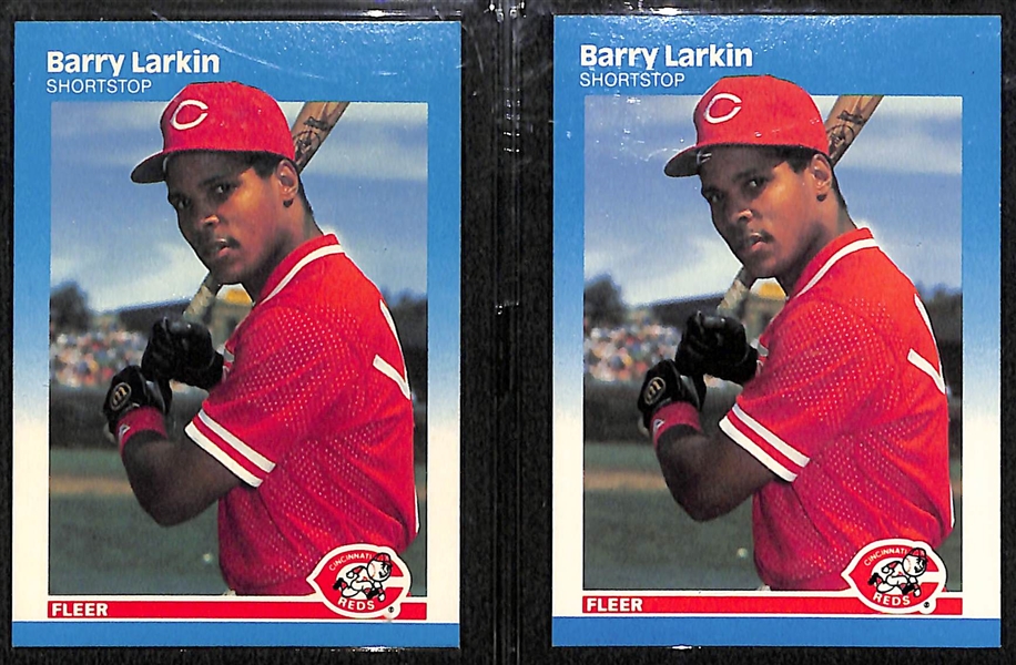 Lot of (18) Baseball Rookie Cards w. AROD, Bonds, C. Jones, Sosa, Piazza, Canseco, Bo Jackson, Larkin, +