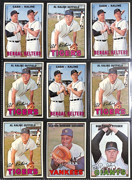Lot of (500+) Assorted 1967 Topps Baseball Cards w. Bob Gibson & Steve Carlton x2