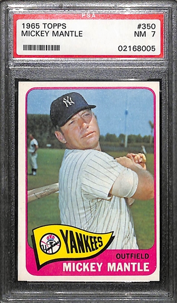 1965 Topps Mickey Mantle #350 PSA 7