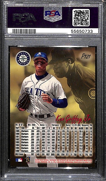 Rare Platinum Medallion 1997 Ultra Ken Griffey Jr. #P121 Graded PSA 8.5