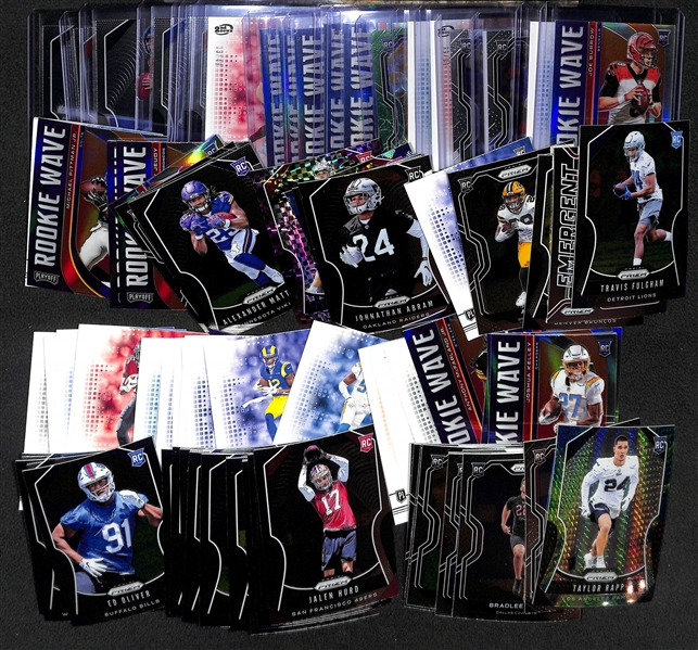 Over 80 Football Rookie Cards (Most 2019-2020) w. Joe Burrow, Justin Herbert, Chase Young, Dobbins, Lock, J. Jefferson, J. Love, +
