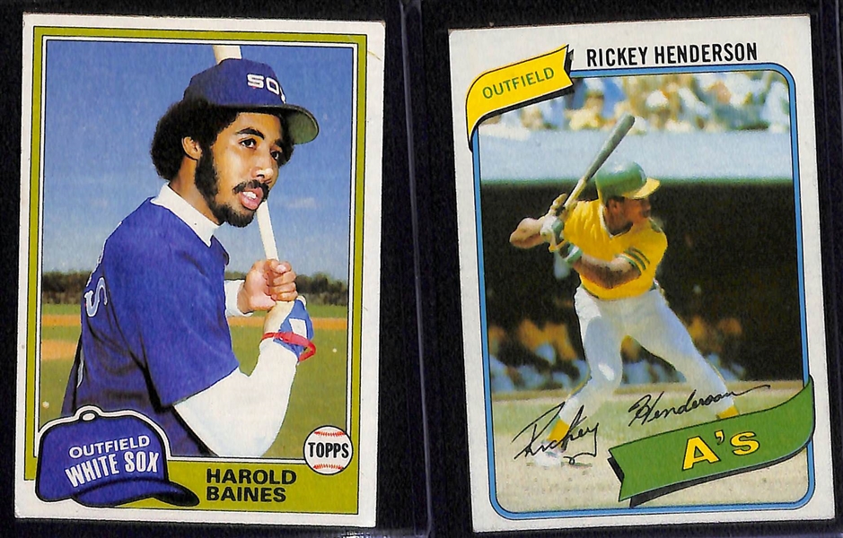Lot of (18) 1980s Star & HOF Rookies Inc. Mattingly, Gwynn, Ripken, Boggs, Sandberg