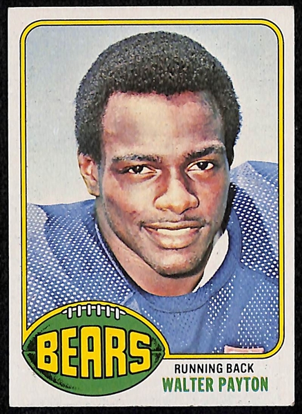 1976 Topps Walter Payton Rookie w/ Great Eye Appeal!