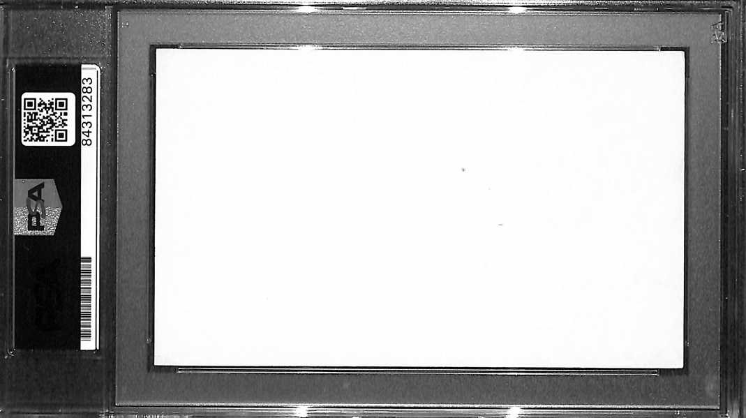 Dizzy Dean Autographed Index Card (PSA/DNA Encased - Autograph Grade 10 Gem Mint)