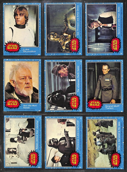 Lot of 570+ Topps Star Wars/Empire Strikes Back/Return of the Jedi Cards & Stickers from 1977-1983