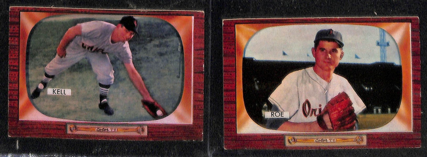 Lot of (130) 1955 Bowman Baseball Cards w. Whitey Ford