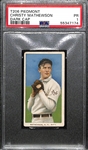 1909-11 T206 Christy Mathewson (HOF) Dark Cap Tobacco Card Graded PSA 1 (Piedmont 150, Factory No. 25)