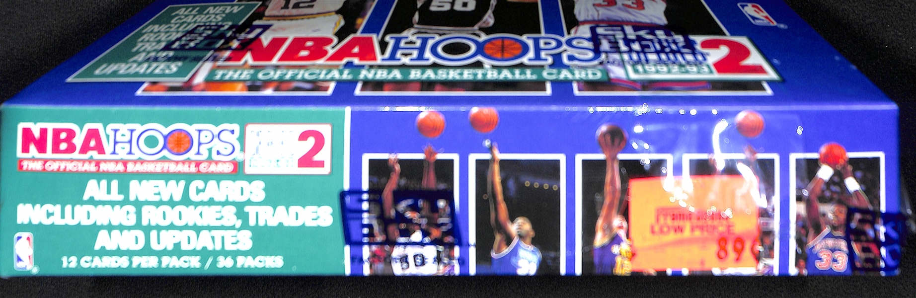 1992-93 NBA Hoops Series 2 Unopened Basketball Boxes (Shaquille O’Neal Rookie Year) - Some Tearing on Plastic Factory Seal