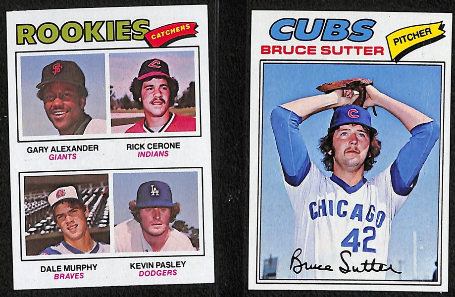 1977 Topps Baseball Complete Set of 660 Cards w. Andre Dawson Rookie Card