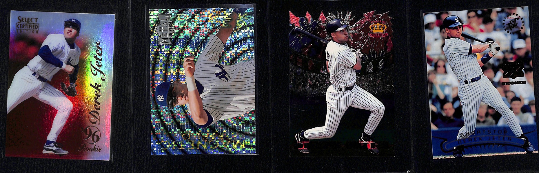 (25) Derek Jeter Cards - Mostly Insert & Early Career Cards w. Many Short Print Cards