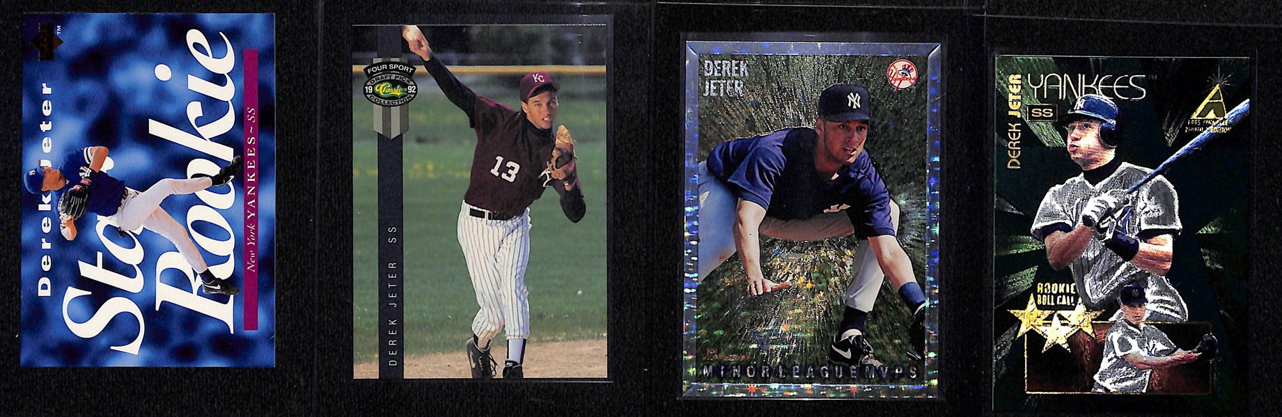 (25) Derek Jeter Cards - Mostly Insert & Early Career Cards w. Many Short Print Cards