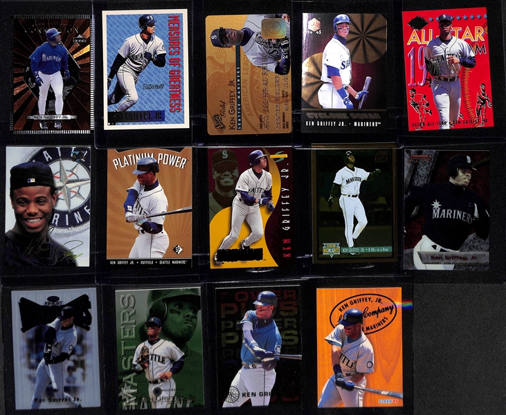 (28) Ken Griffey Jr. Cards - Many Insert, Variation, and Short Print Cards