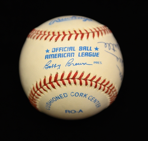 Mickey Mantle Signed Rawlings OAL Baseball Signed To Fran w. PSA/DNA LOA Graded 8.5 (Autograph Grade 9, Baseball Grade 8)