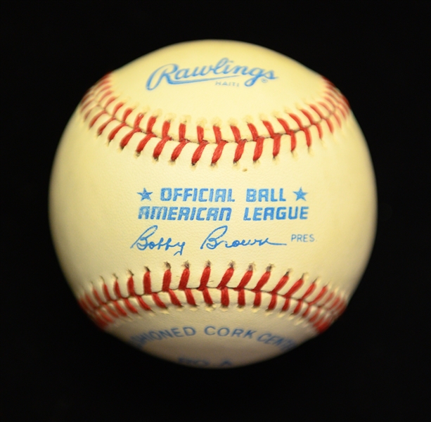 Mickey Mantle Single Signed OAL Rawlings Baseball PSA/DNA Grade 7.5 (Auto Grade 8, Baseball Grade 7)