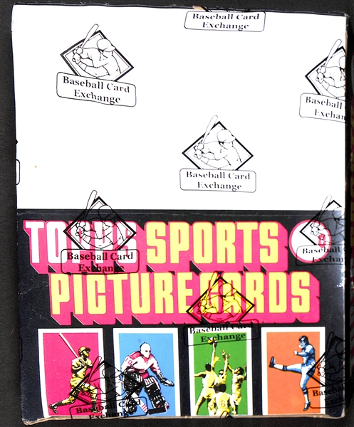 1984 Topps Baseball Unopened Rack Pack Box (Mattingly on Bottom of One Pack) - BBCE Sealed - Mattingly & Strawberry Rookie Year