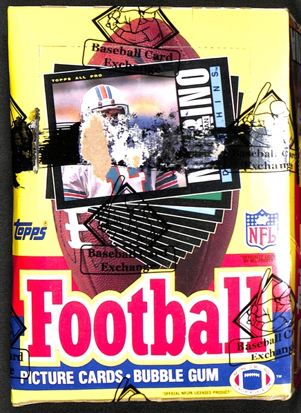 1985 Topps Football Wax Box - BBCE Sealed - Warren Moon Rookie Year