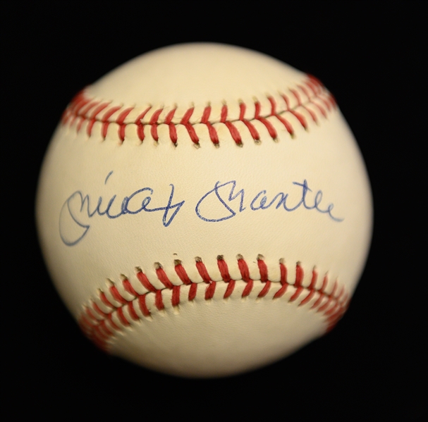 Mickey Mantle Single Signed OAL Rawlings Baseball PSA/DNA Grade 8.5 (Auto Grade 9, Baseball Grade 8)