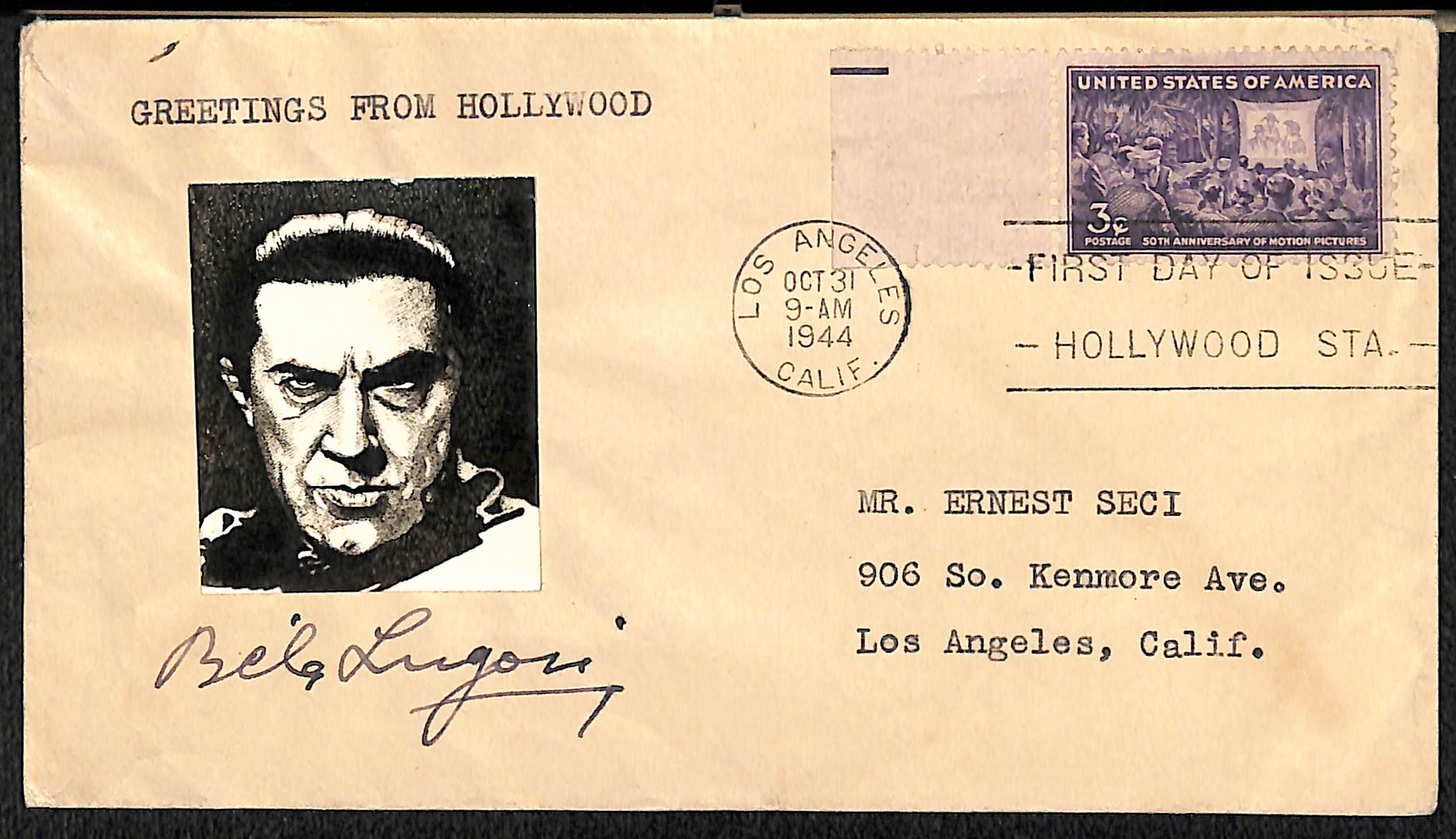 Lot Detail - Bela Lugosi (Actor - Known For Playing Dracula in 1931 ...