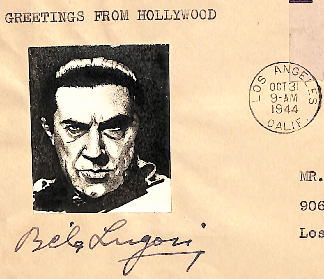 Lot Detail - Bela Lugosi (Actor - Known For Playing Dracula in 1931 ...