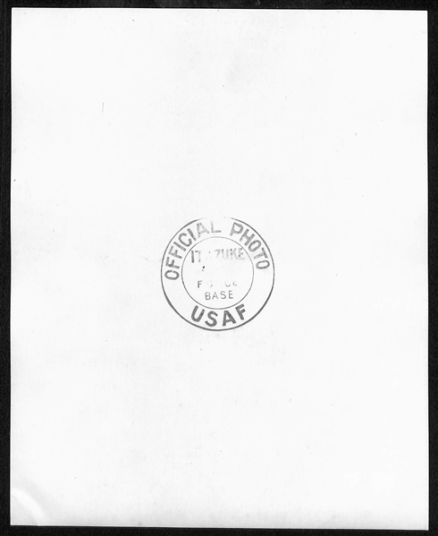 1953 Robin Roberts Signed Original US Air Force Type 1 Photo From MLB Tour of Japan (JSA Auction Letter)